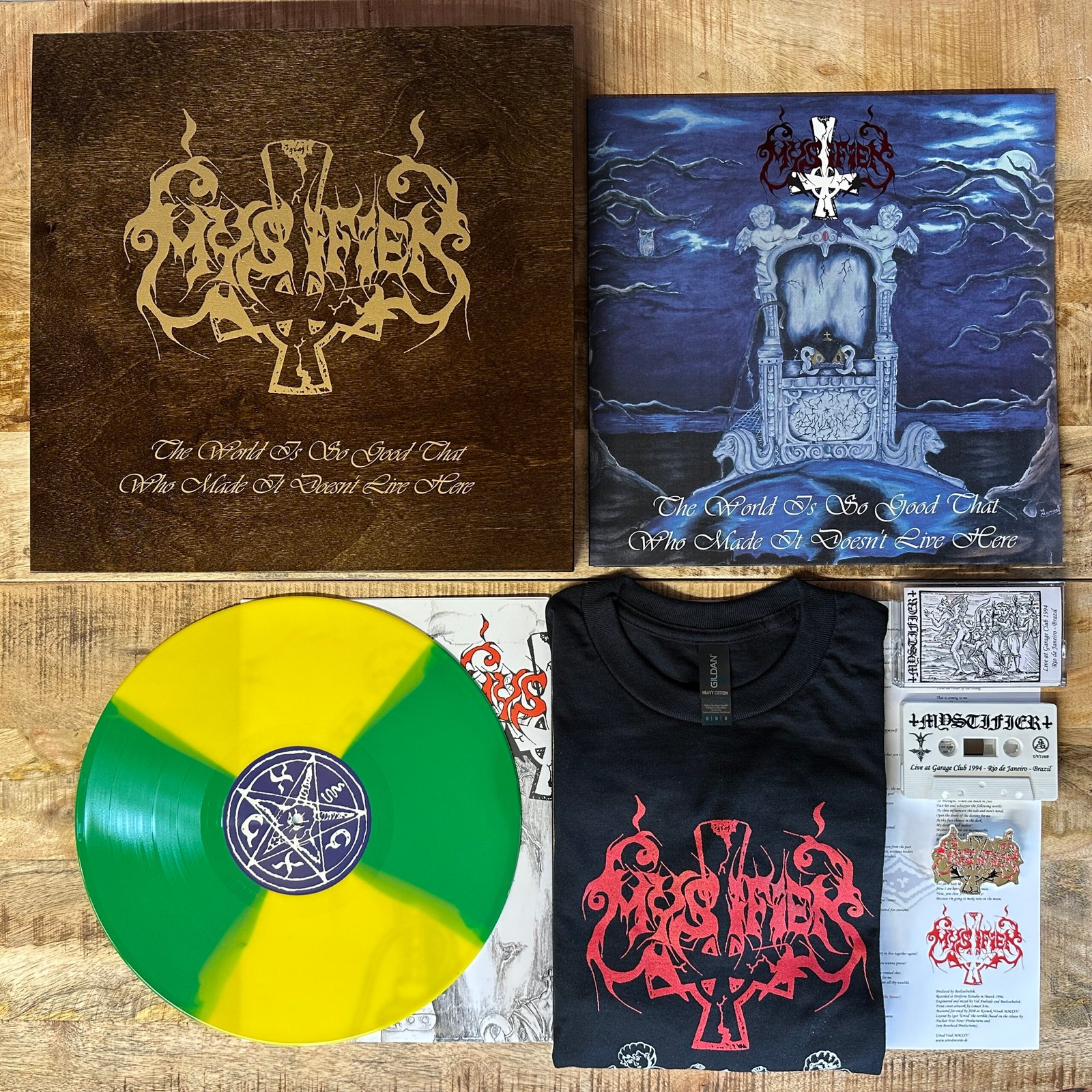 Mystifier - The World Is So Good That Who Made It Doesn’t Live Here Wooden Box LP+MC