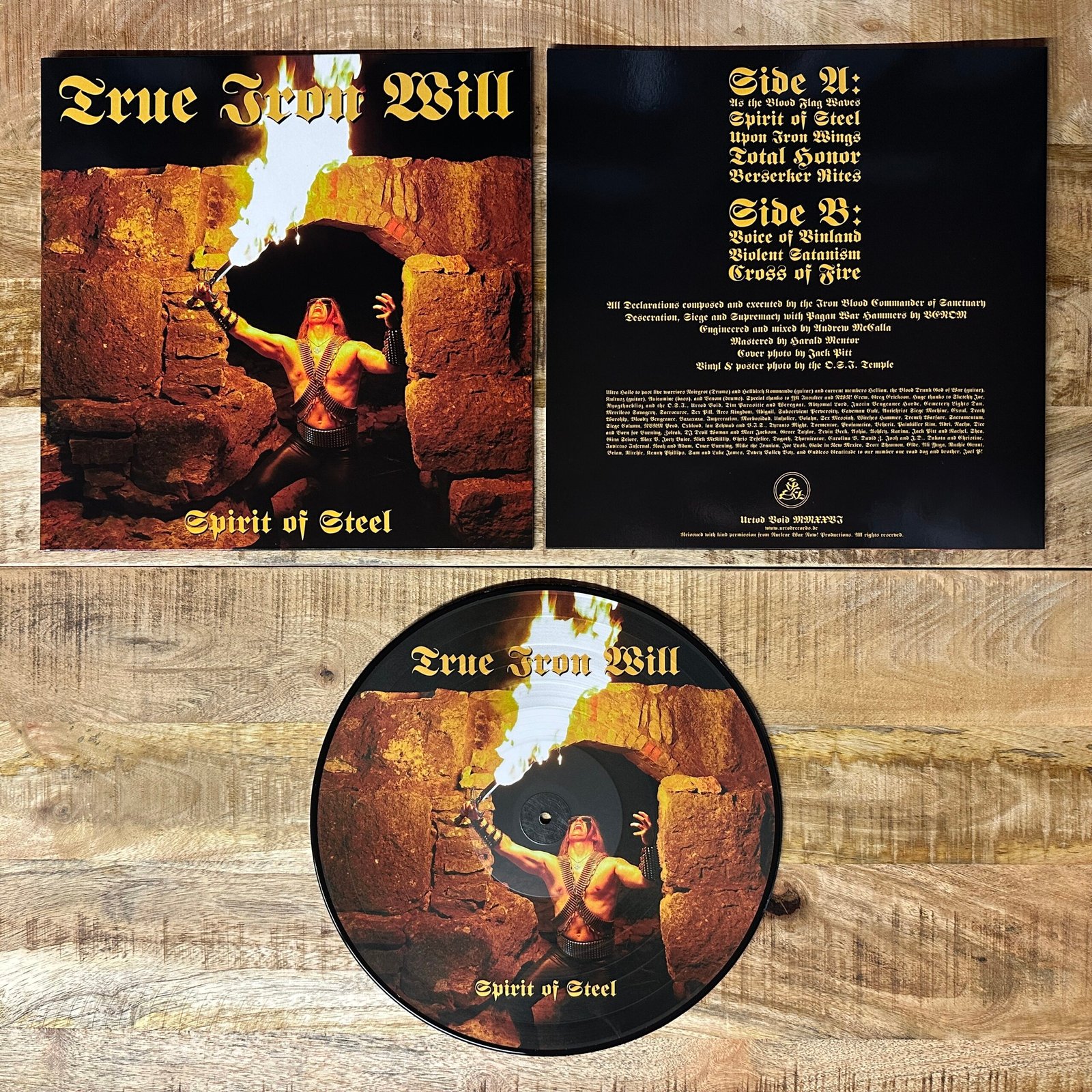 True Iron Will - Spirit of Steel Picture LP